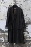 AVIVA JIFEI XUE 24 Autumn and Winter Wool Linen Denim Long Kimono Jacket AJX-FW24-LKJ-WLD-NZ Denim
